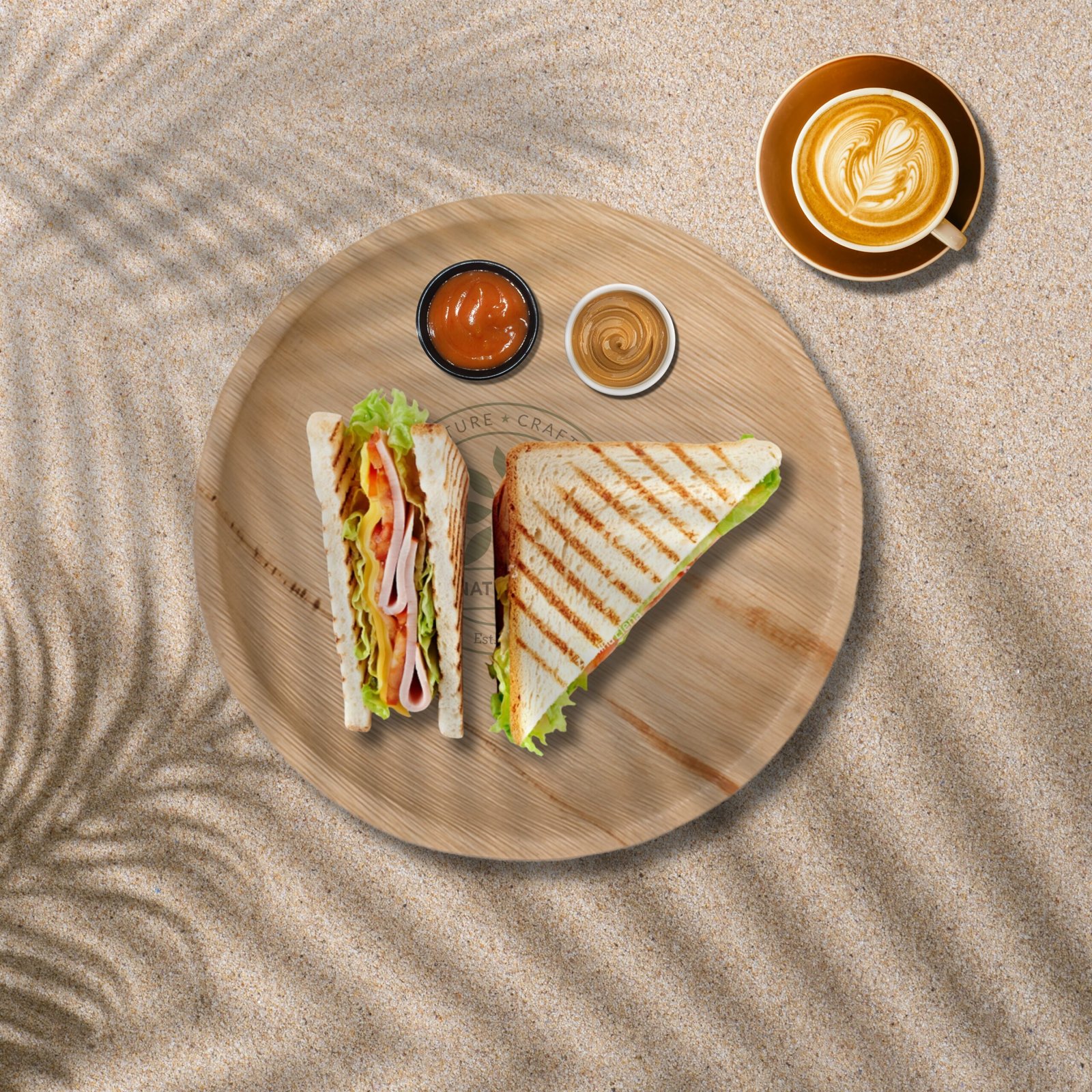 True Nature Wares About Us team showcasing sustainable areca palm leaf tableware