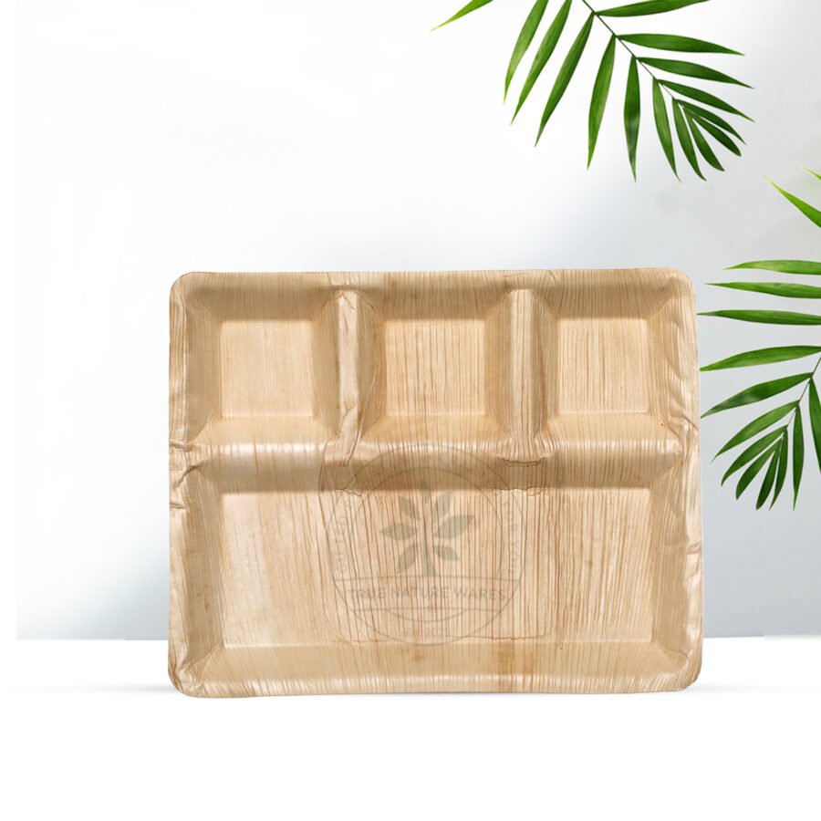 9" Rectangle Plate 4 Partition