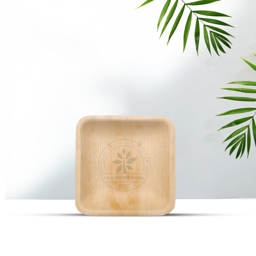 6" Square Plate Curved