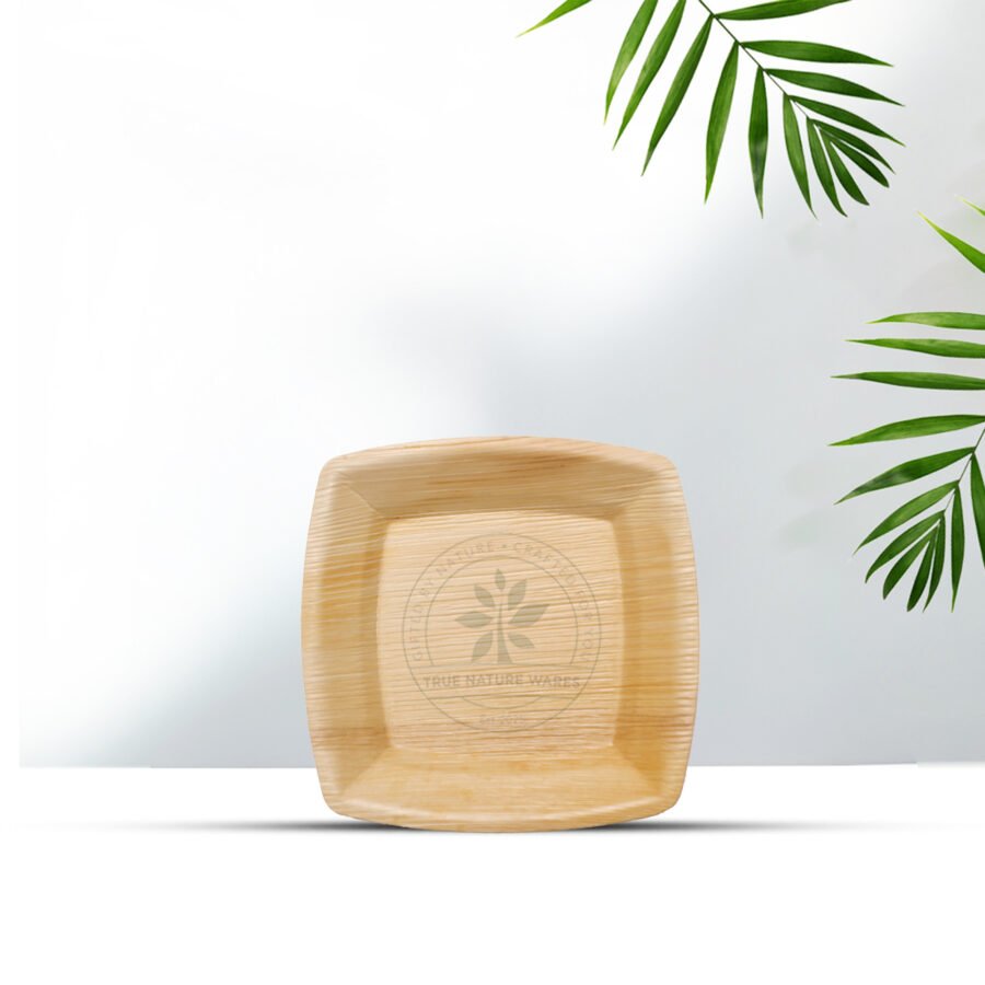 6" Square Snack Plate
