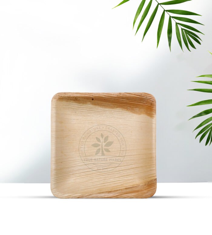 8" Square Plate Curved