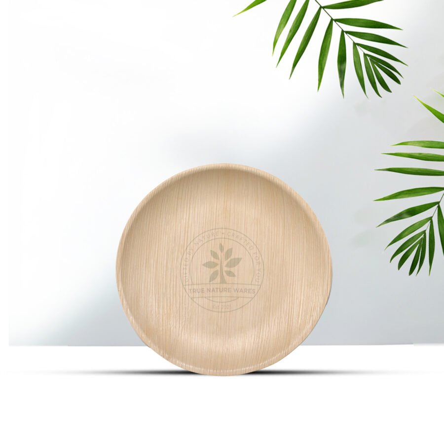 9" Round Plate Curved
