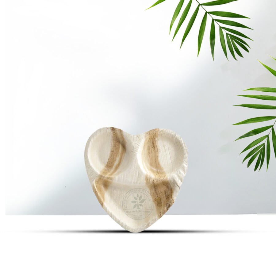 9" Heart Plate 3 Partition