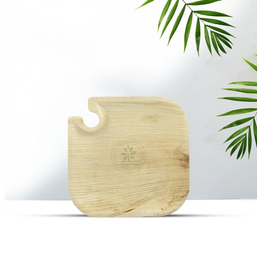 9" Plate with Glass Holder